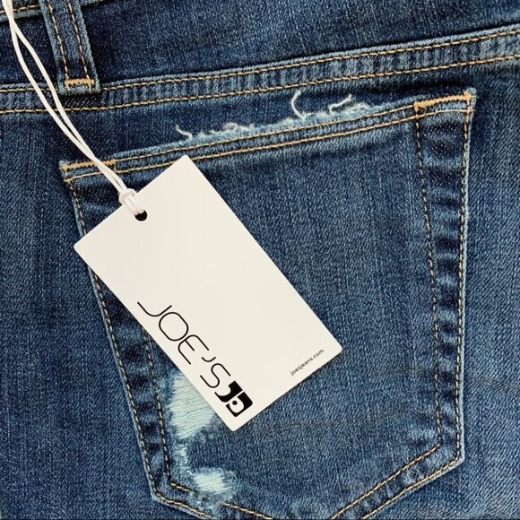 Joe’s Jeans Skinny Jeans Icon Aydin Distressed asymmetrical hem denim mid rise - Picture 15 of 16